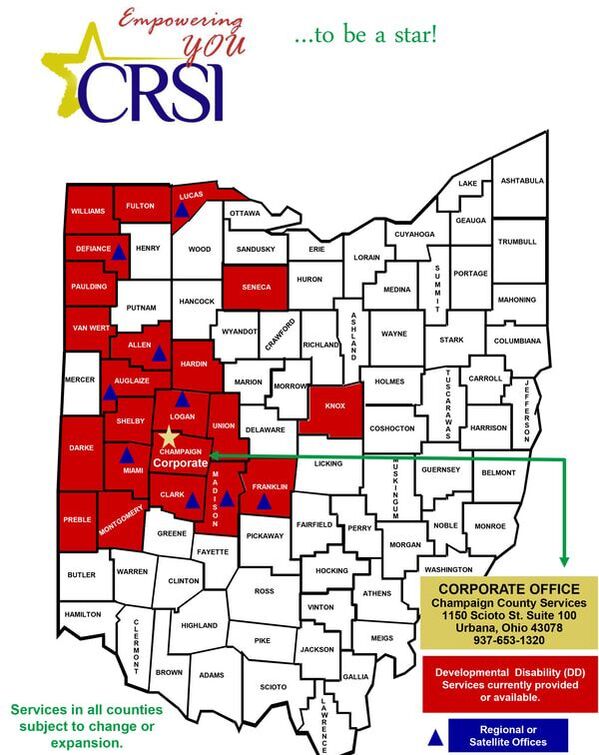 CRSI Service Area